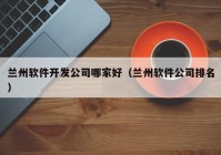 兰州软件开发公司哪家好（兰州软件公司排名）