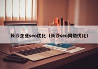 长沙企业seo优化（长沙seo网络优化）