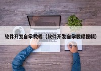 软件开发自学教程（软件开发自学教程视频）