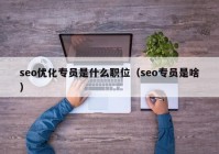 seo优化专员是什么职位（seo专员是啥）